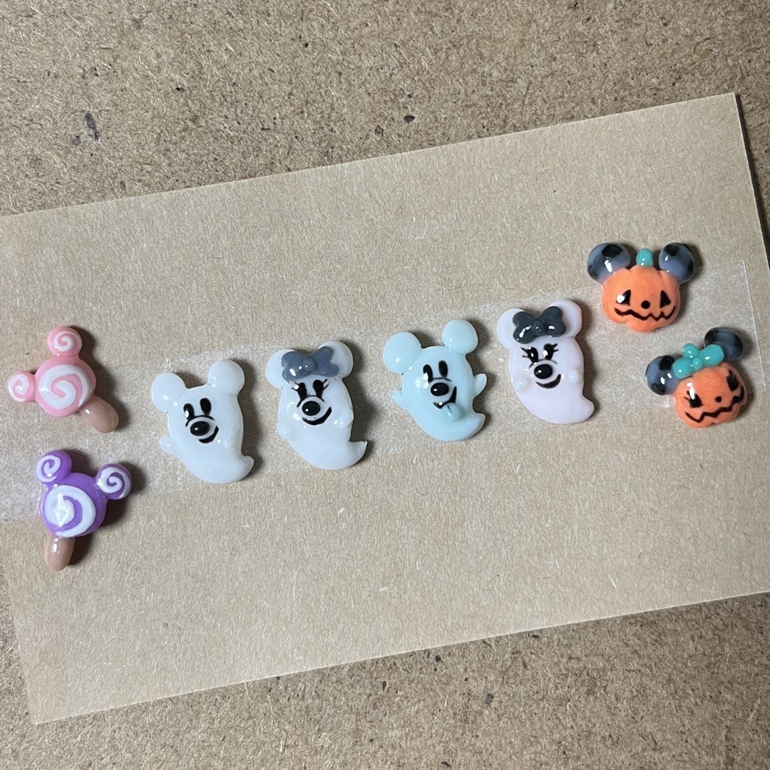 Disney - 3dネイルパーツ 確認用 【ディズニーハロウィン おばけ
