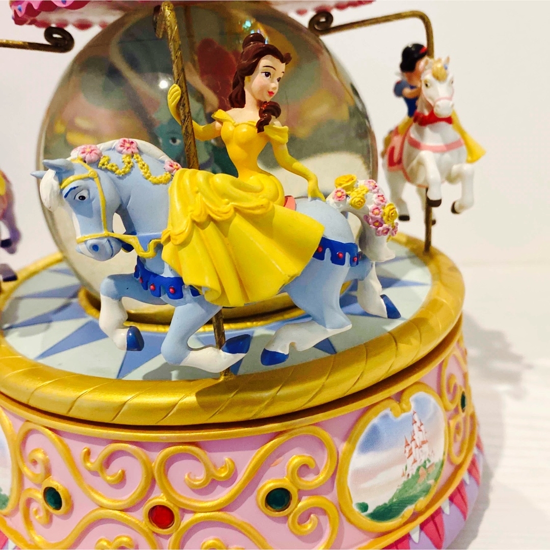 Disney - 希少！ディズニープリンセスオルゴール付きスノードーム