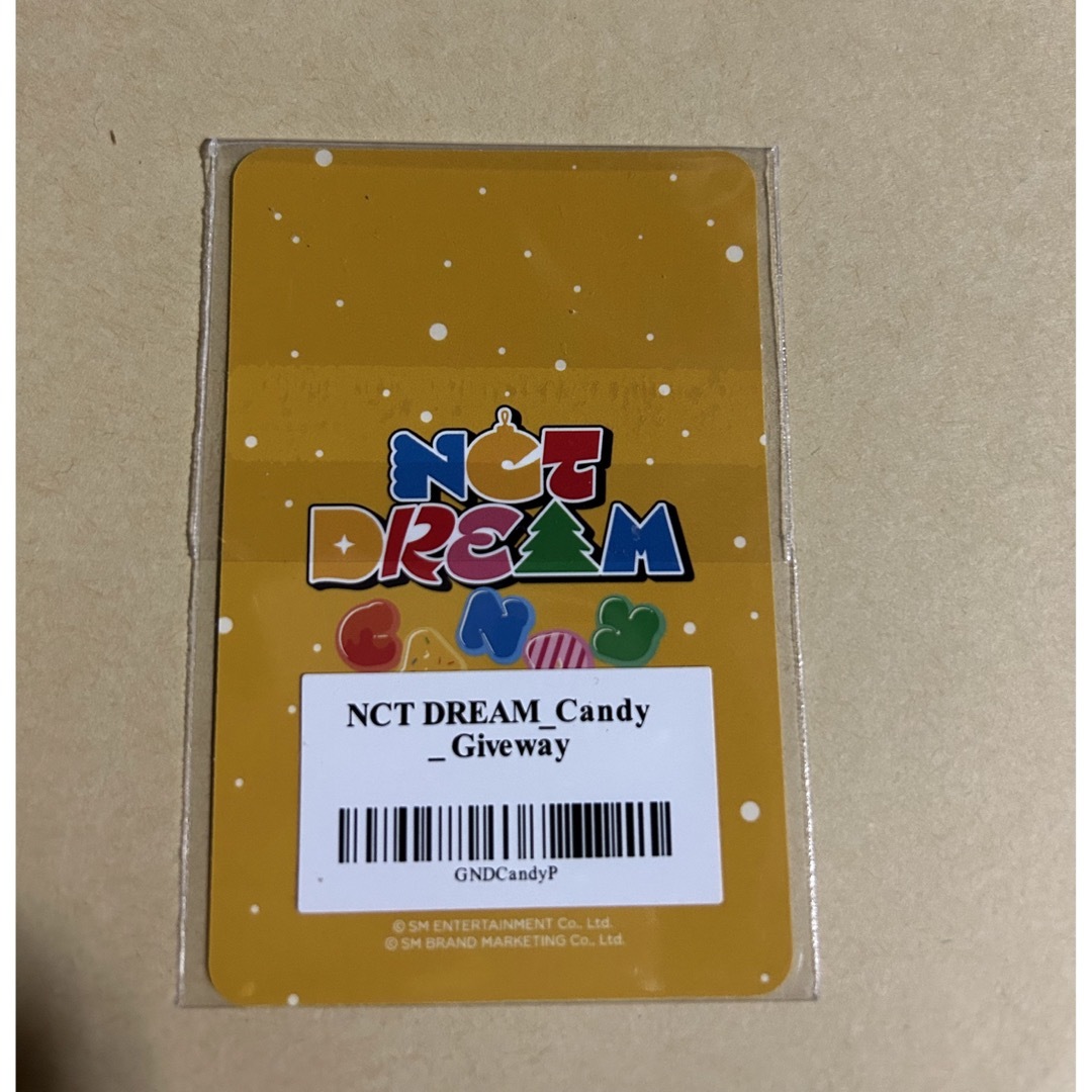 NCT DREAM チソン Candy SM giveway 特典 トレカの通販 by 販売停止中