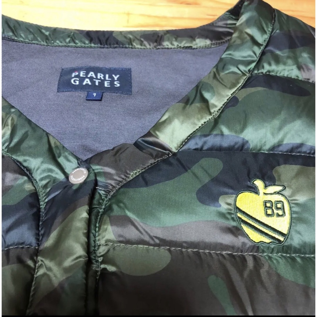 PEARLY GATES - 美品 パリーゲイツ カモフラ 迷彩 ダウンベストの通販