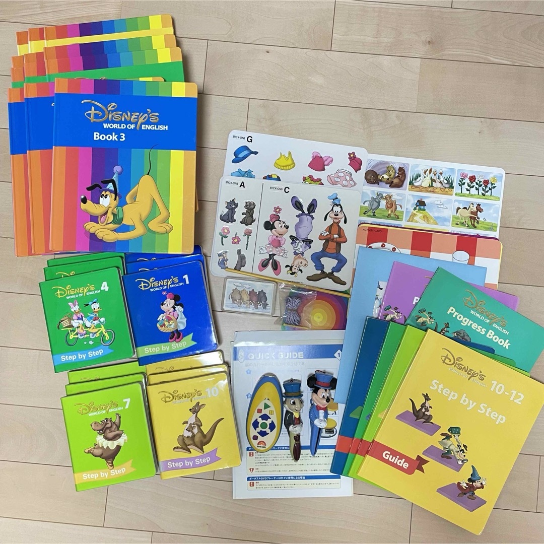 Disney - DWE ディズニー英語システム Step by step DVD 12巻 ガイドの