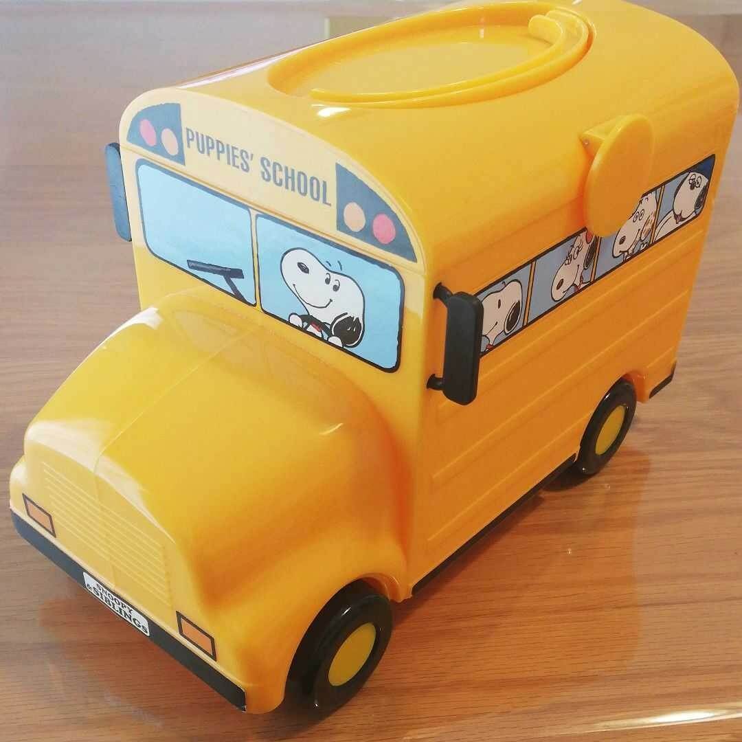 SNOOPY - USJ ユニバ スヌーピー 小物入れ スクールバス バス レプリカ