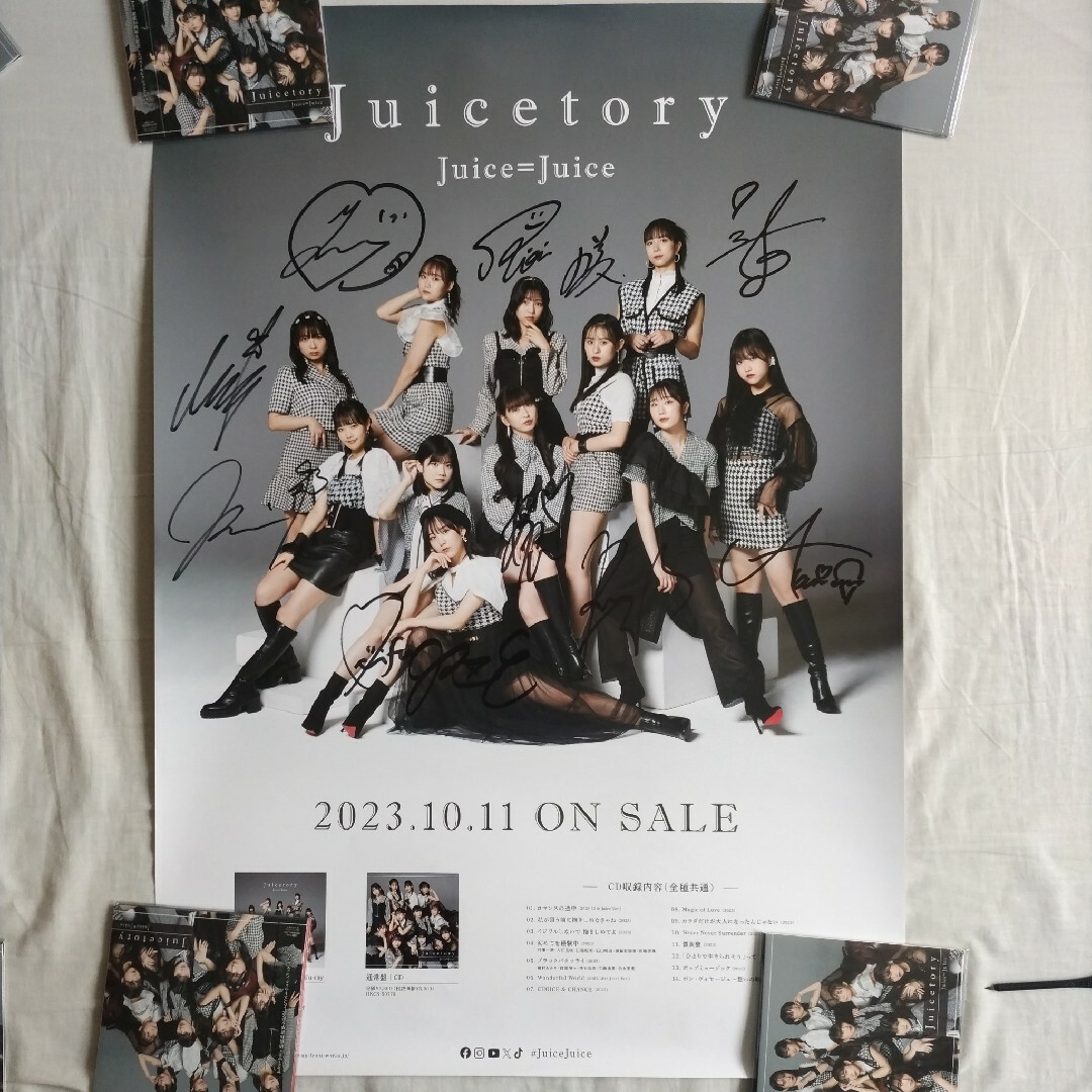 可憐なアイボリー A2 ポスター メンバー全員の直筆サイン入り 限定品