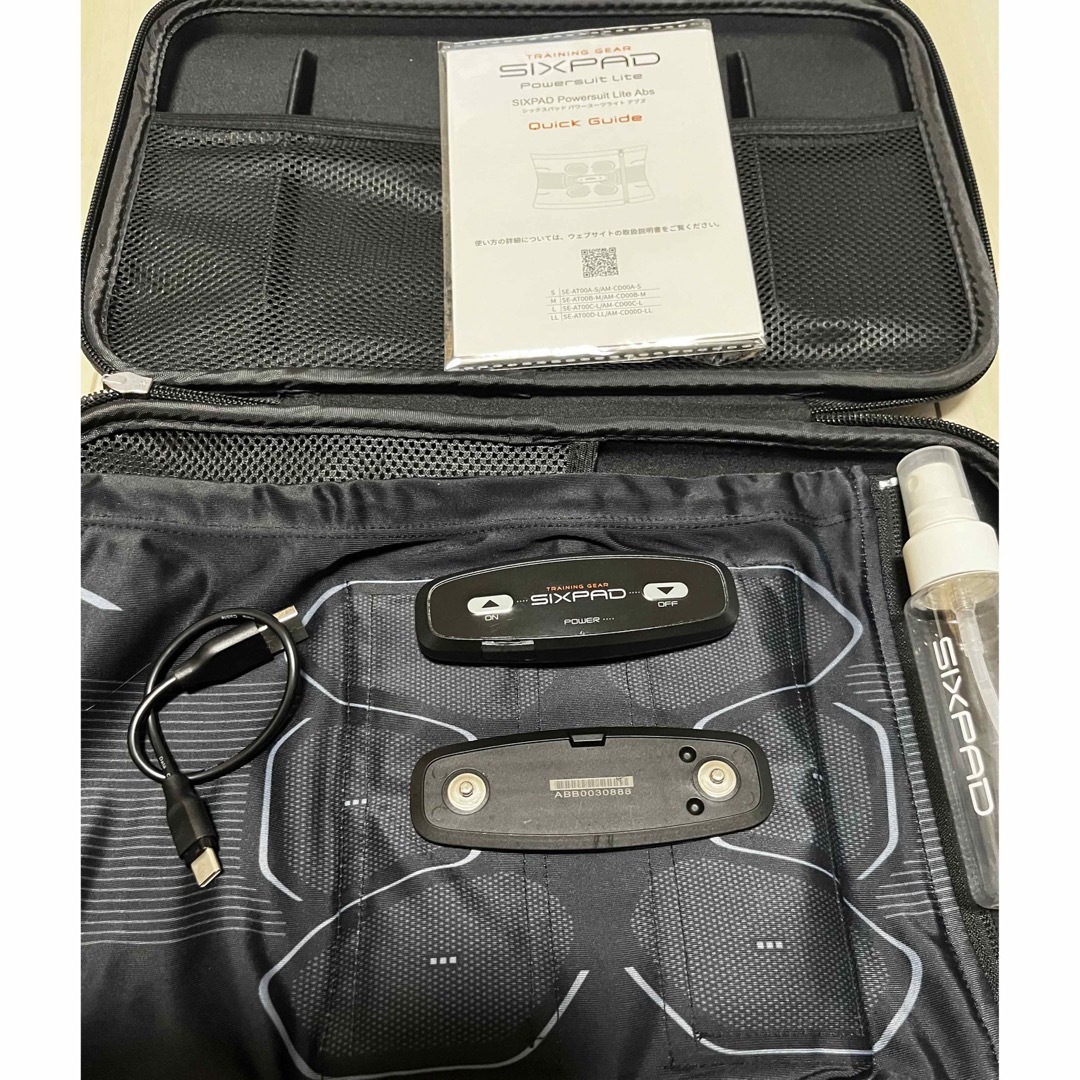 頭文字MO@プロフ必読 様✨パワースーツライトアブズ Lサイズ シックス