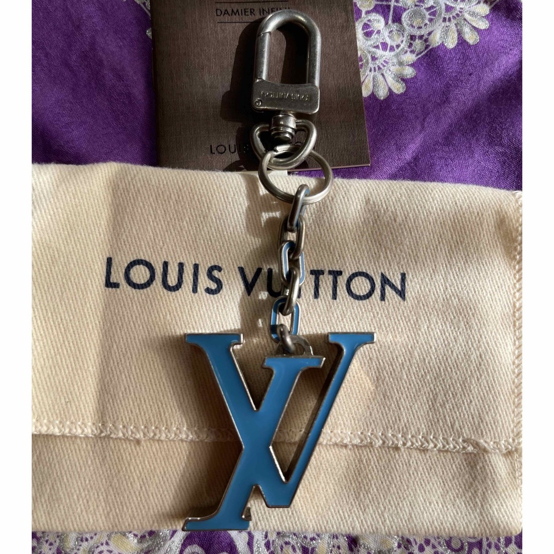 LOUIS VUITTON - ルイビィトンLVブルーキーホルダーユニセックスの通販