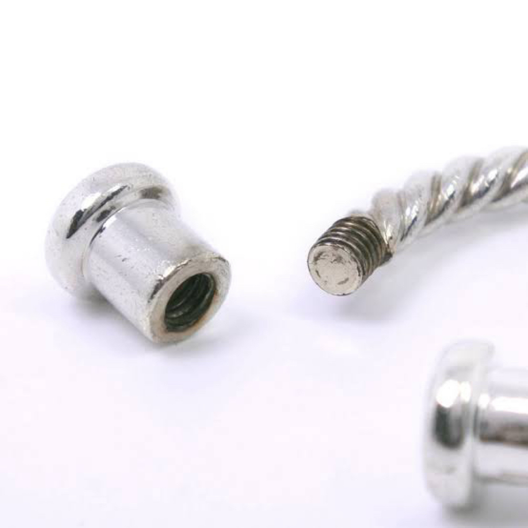 BVLGARI - ブルガリ キーリング ツイストループ☆シルバー925