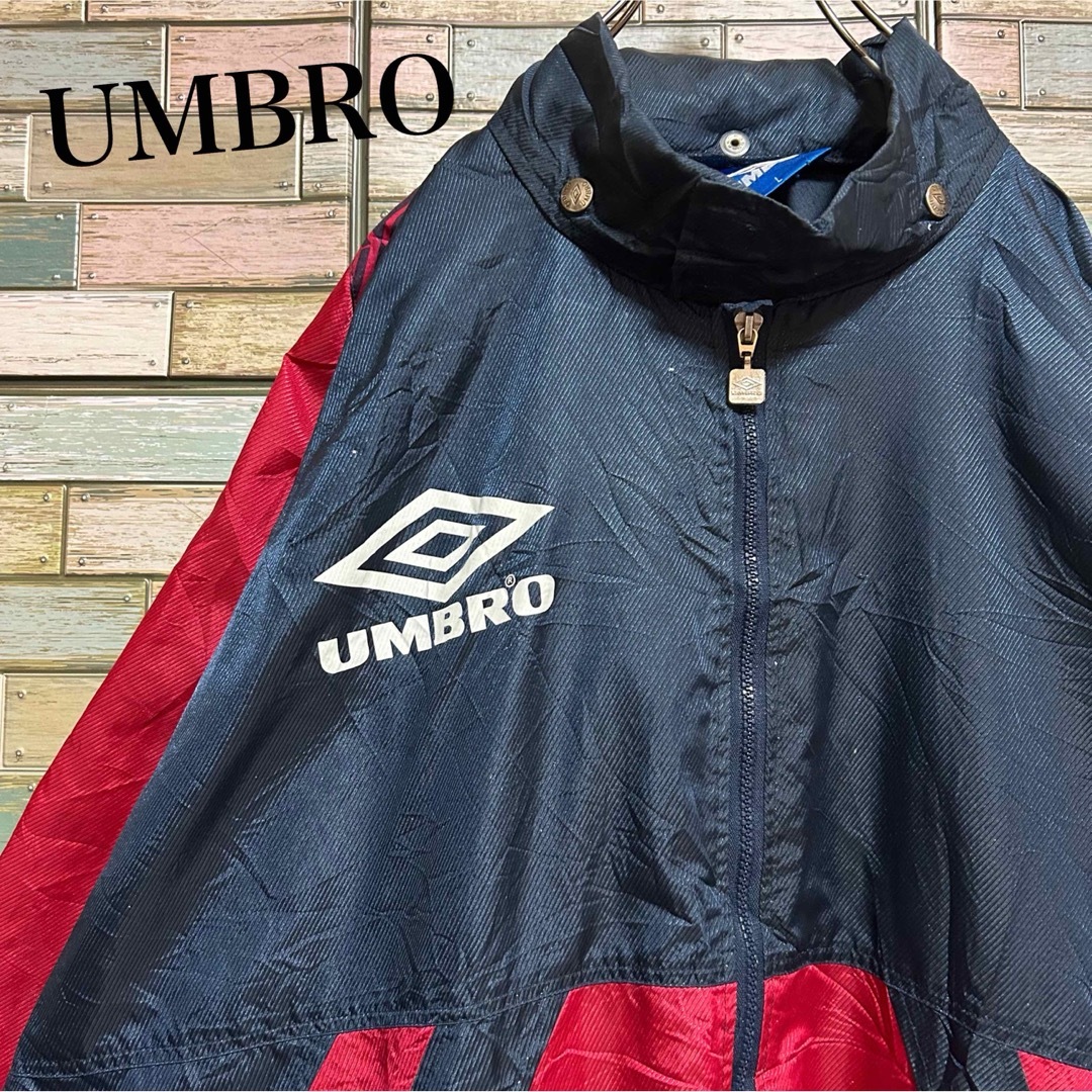 UMBRO - 【90's】UMBRO アンブロ ナイロンジャケット ビッグロゴの通販