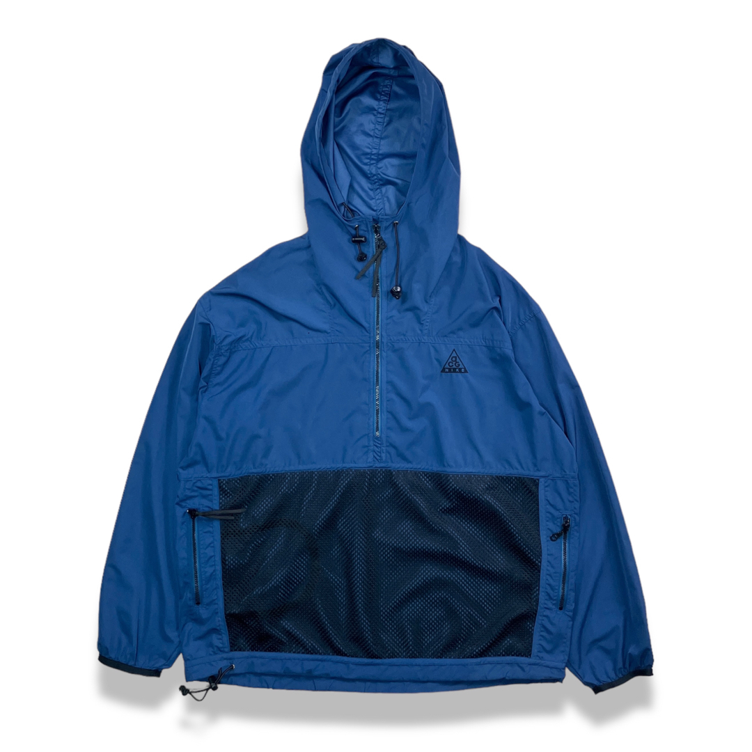 NIKE - 90s NIKE ACG ナイキ ナイロンアノラックパーカー ネイビー