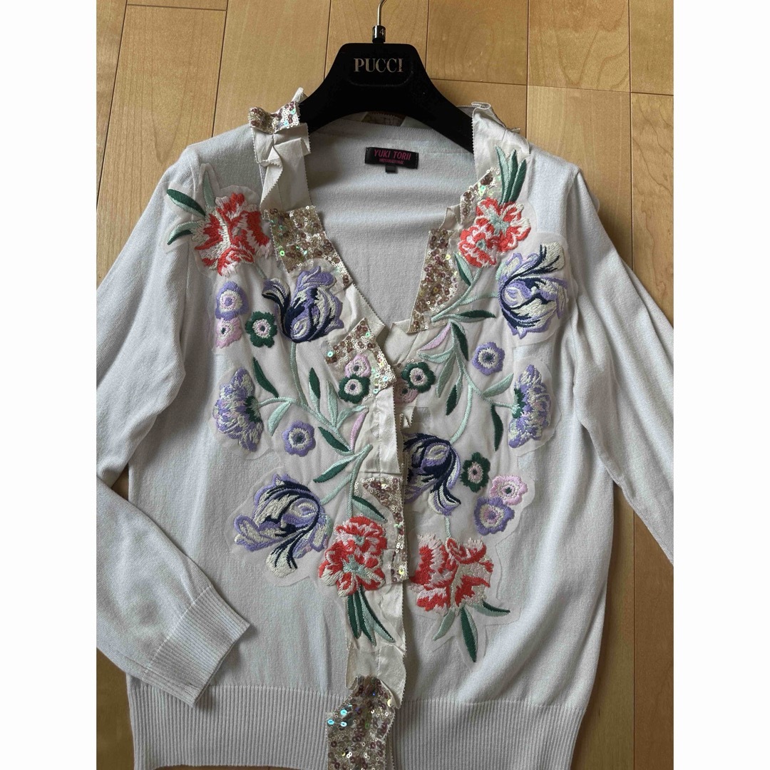 YUKI TORII INTERNATIONAL - ユキトリイ 刺繍 カーディガンの通販 by