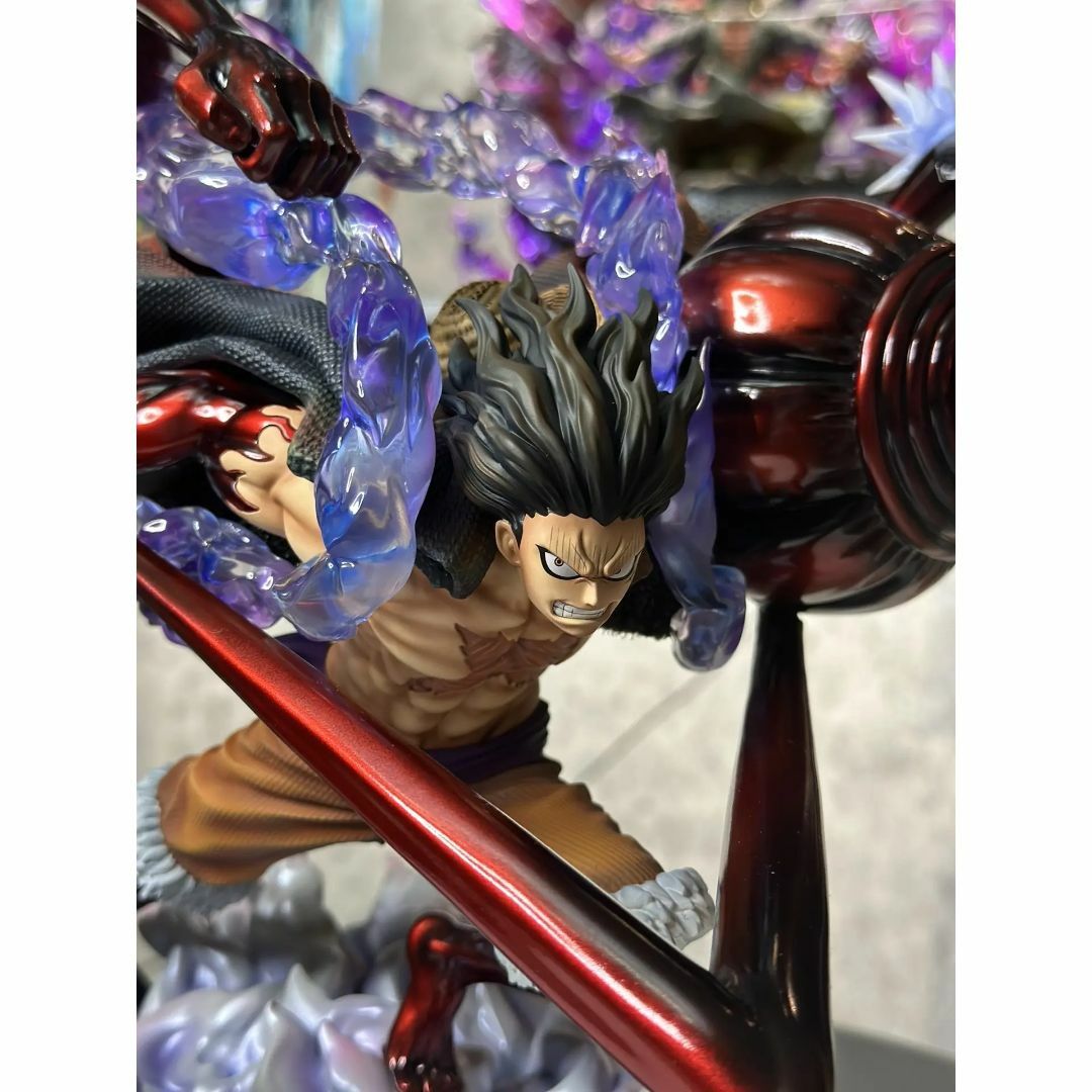 ワンピース 透明パーツ ルフィ ギア4 スネイクマン フィギュア