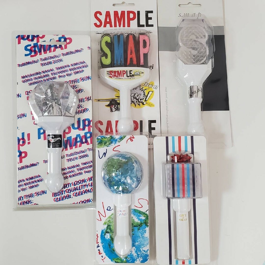 SMAP コンサートツアー【歴代 公式ペンライト おまとめ5点セット】の