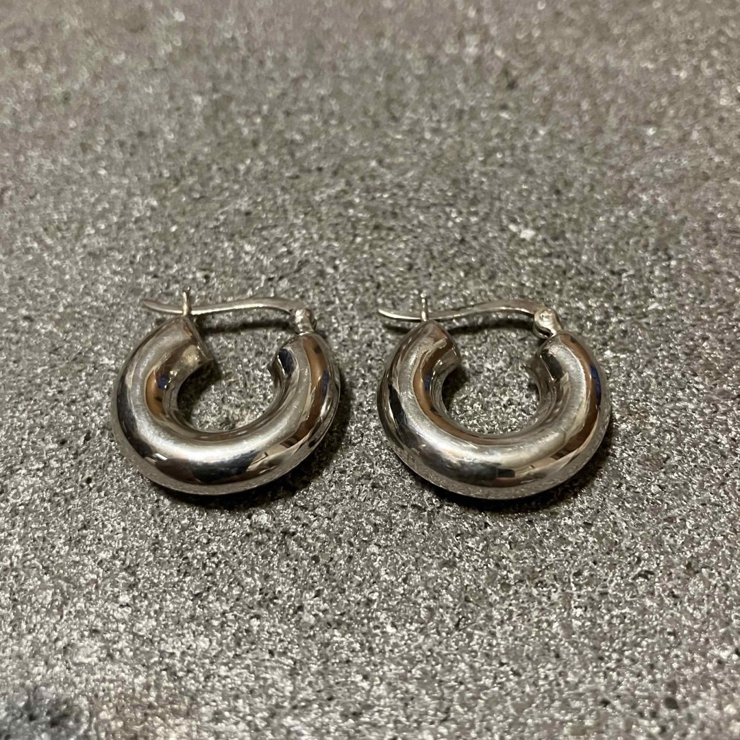 VINTAGE ヴィンテージ シルバー925 ビッグフープピアスの通販 by よし