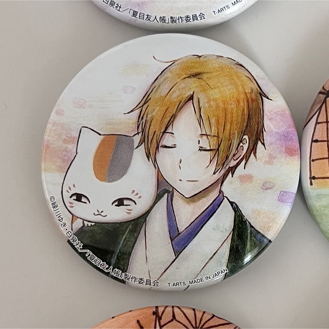 超レア 夏目貴志 夏目くん 缶バッジ 夏目友人帳 ニャンコ先生 2016gigo