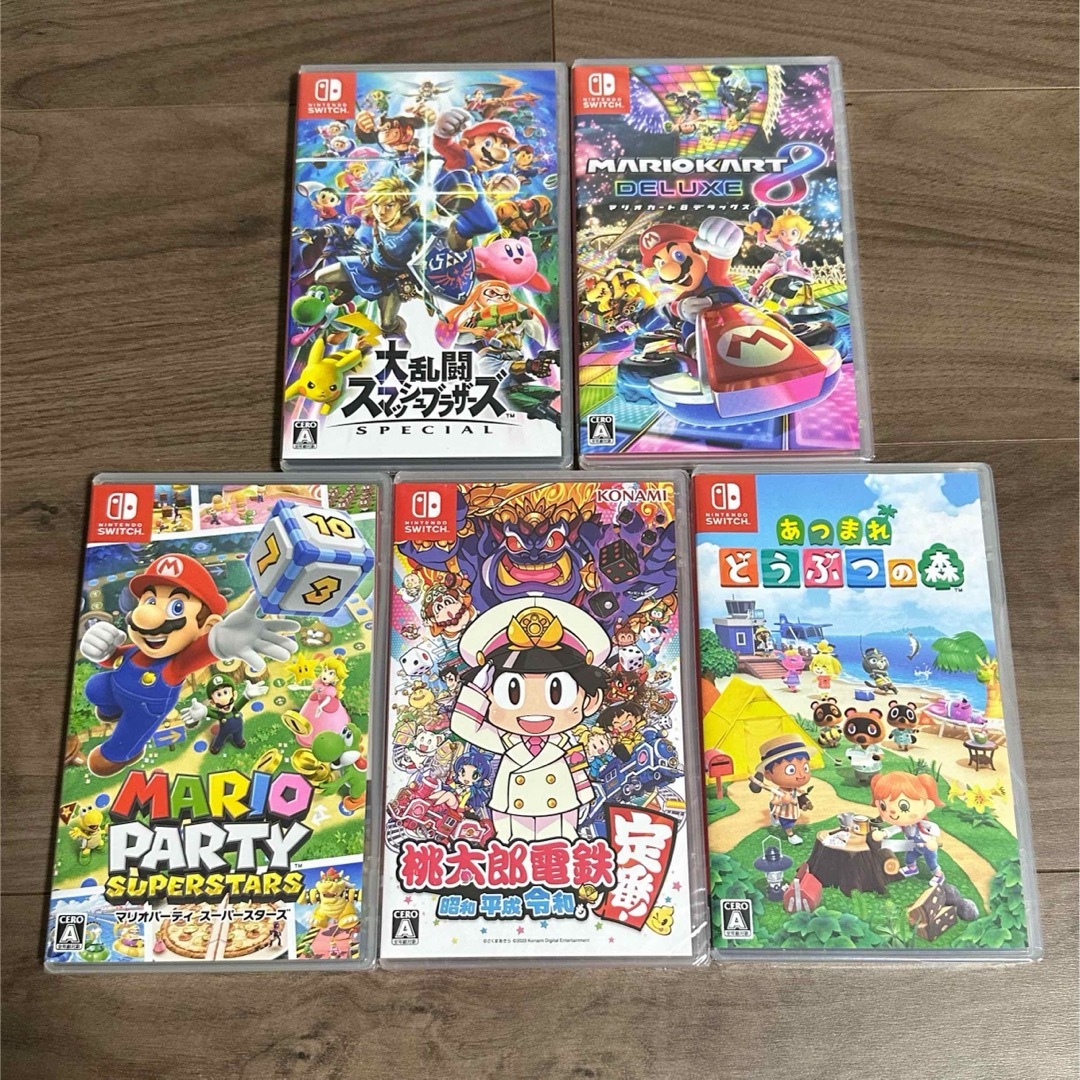 Nintendo Switch ソフト5本 新品未開封の通販 by ただっち's shop｜ラクマ