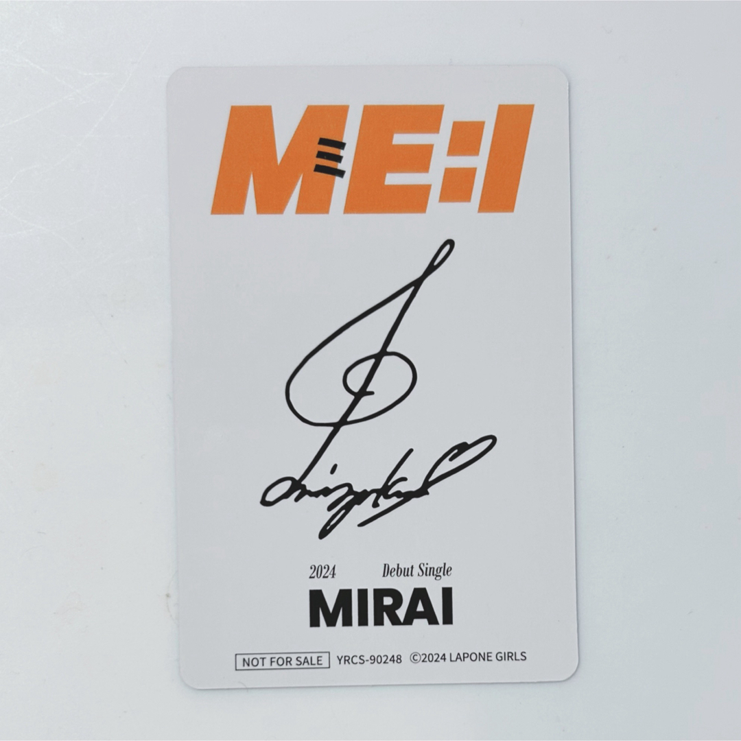 ME:I ミーアイ 通常盤 トレカ 栞月 しづく セルカの通販 by ちゃんみ's