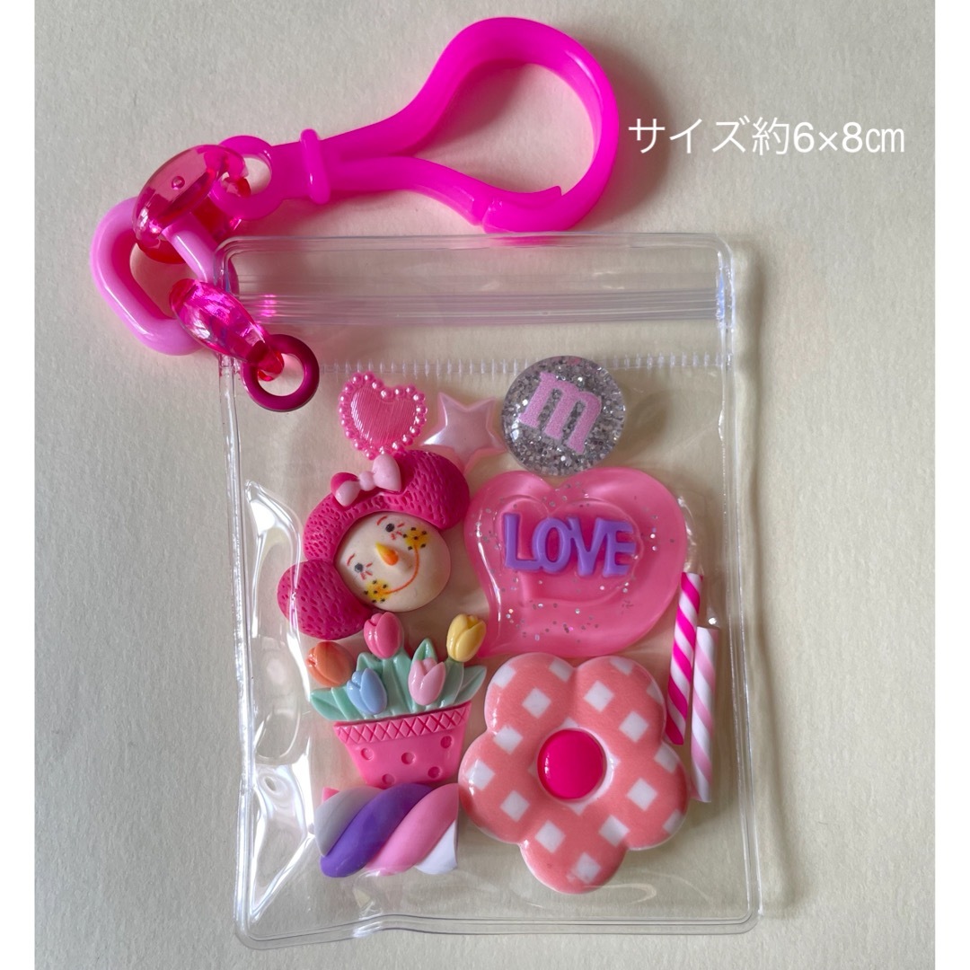 R8）キャンディバッグキーホルダー ガチャ詰めポーチ風 キャンディー