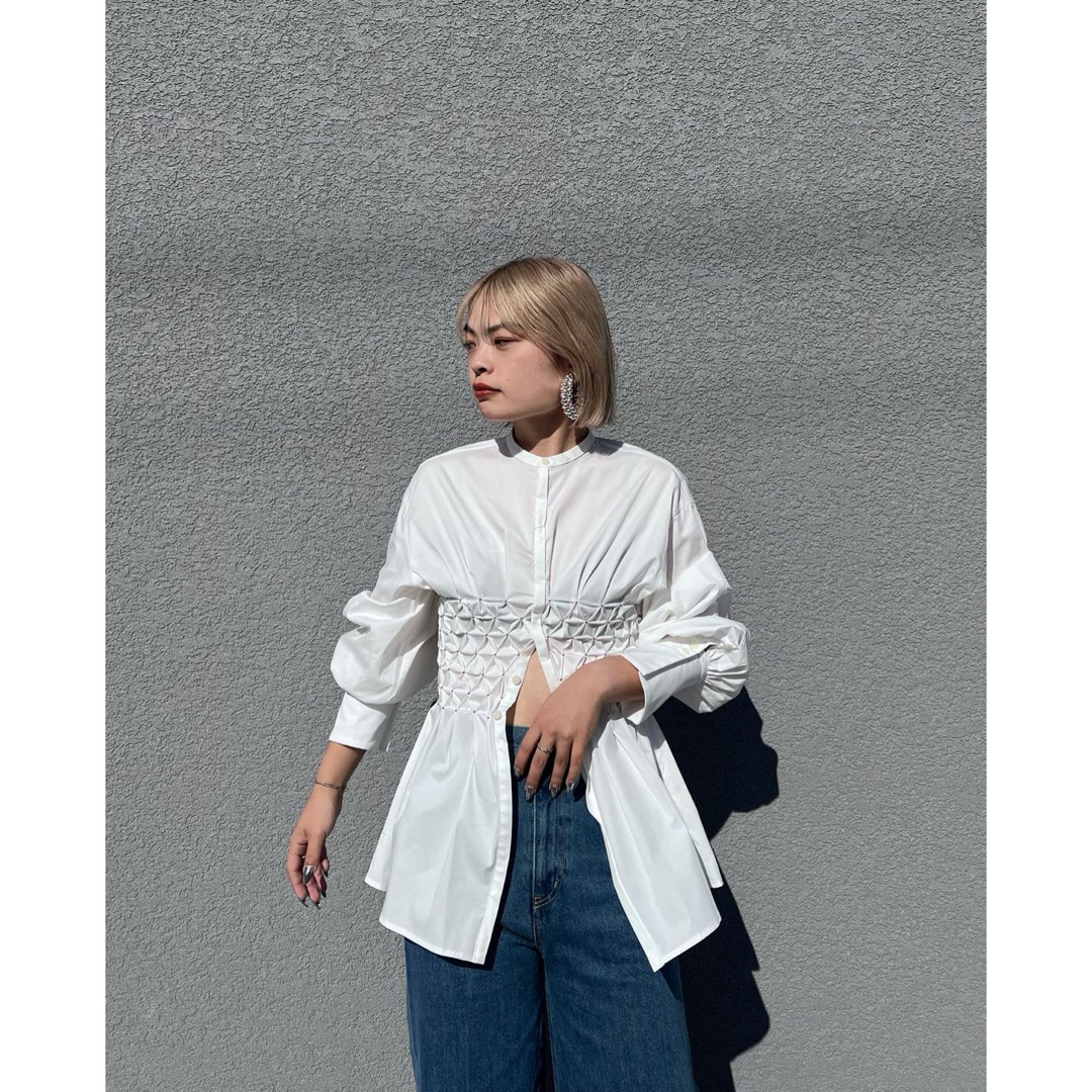 Ameri VINTAGE - AMERI BLOOM SHIRRING SHIRTの通販 by tasso｜アメリ