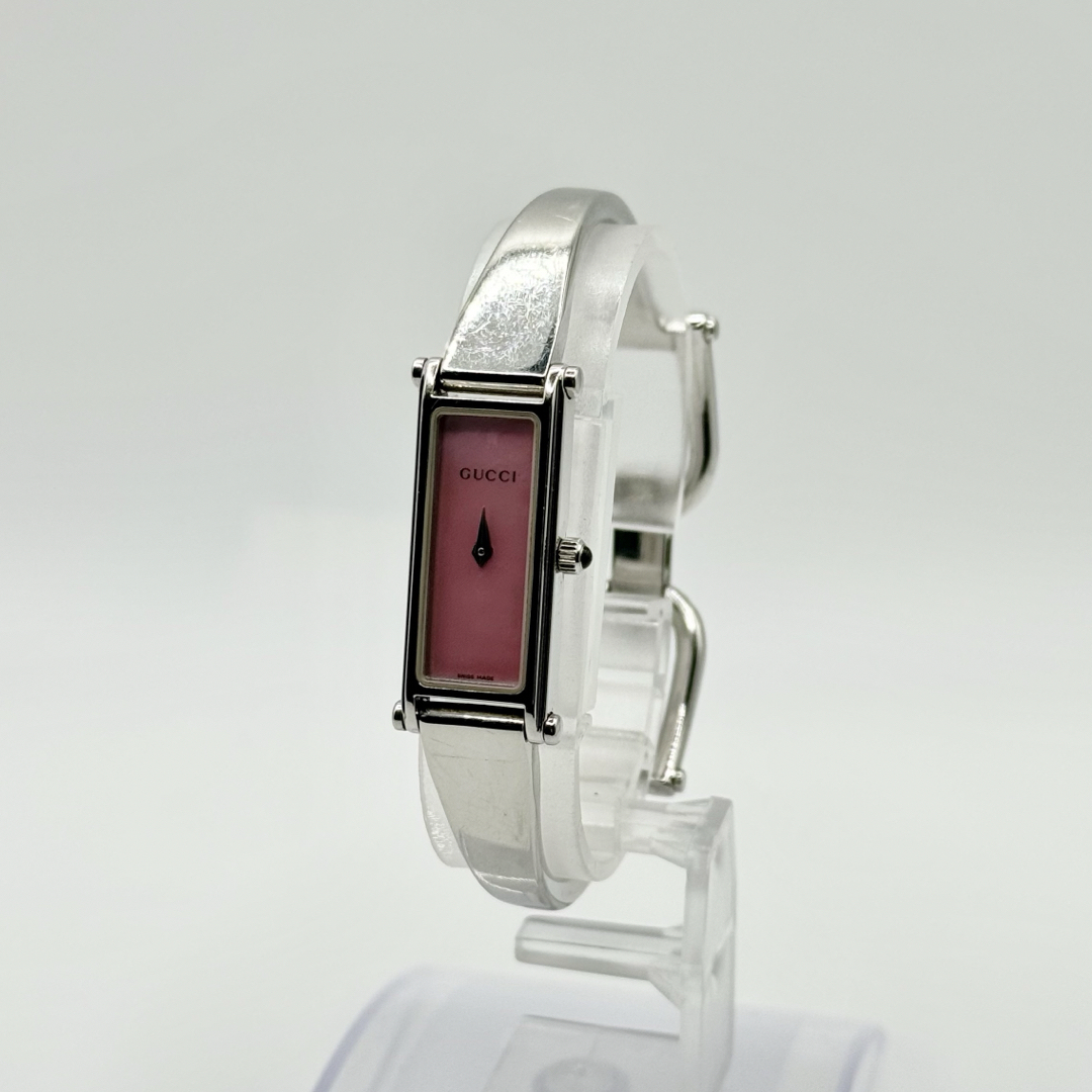 GUCCI GUCCI グッチ 109 GG スクエアフェイス 腕時計 ステンレス