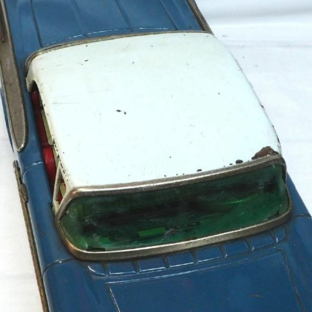 米澤【58マーキュリー モントクリア青 大】ブリキ tin toy car箱無の