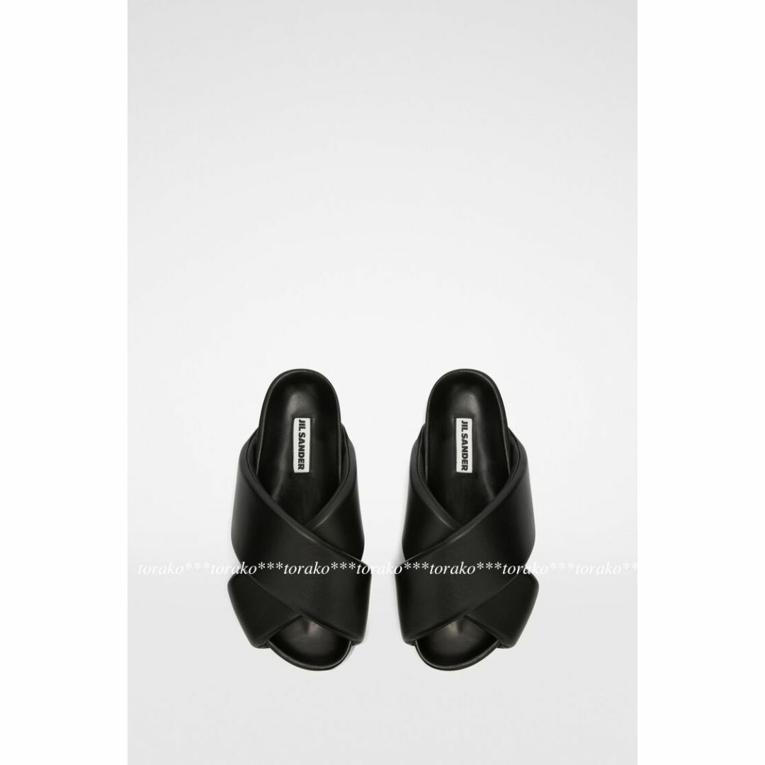 JIL SANDER - 新品 JIL SANDER ジルサンダー クロスストラップスライド