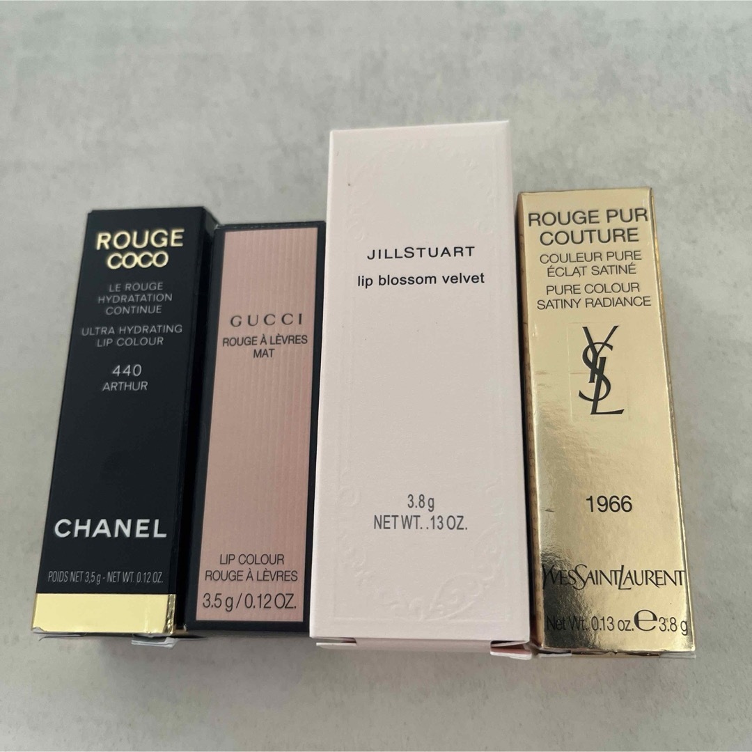 CHANEL - シャネル YSL グッチ ジルスチュアート 口紅の通販 by kata's