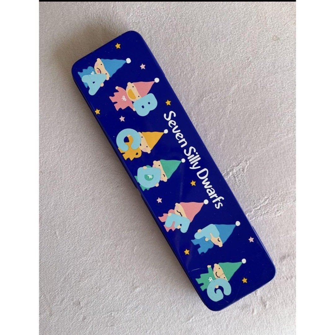✰⋆。レア！昭和レトロセブンシリードワーフの缶ペンケース筆箱