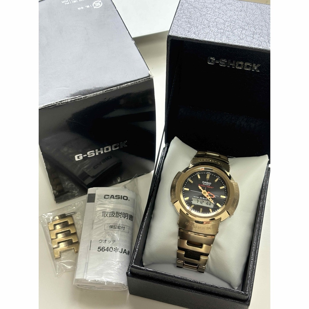 G-SHOCK - G-SHOCK/フルメタル/AWM-500/ゴールド/電波/ソーラー/時計