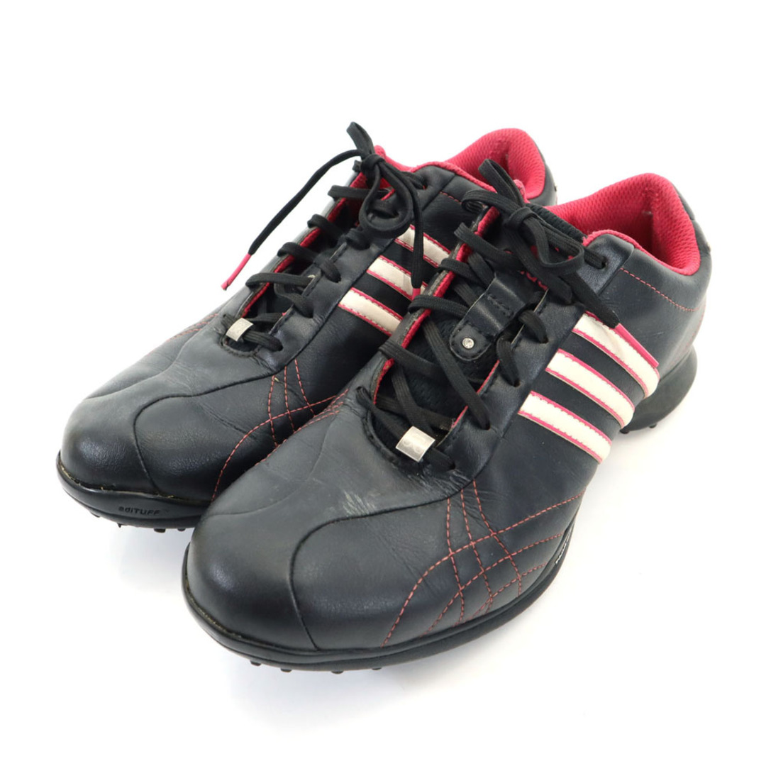 adidas - アディダス ゴルフ シューズ 25 ブラック adidas EVG 79 1003