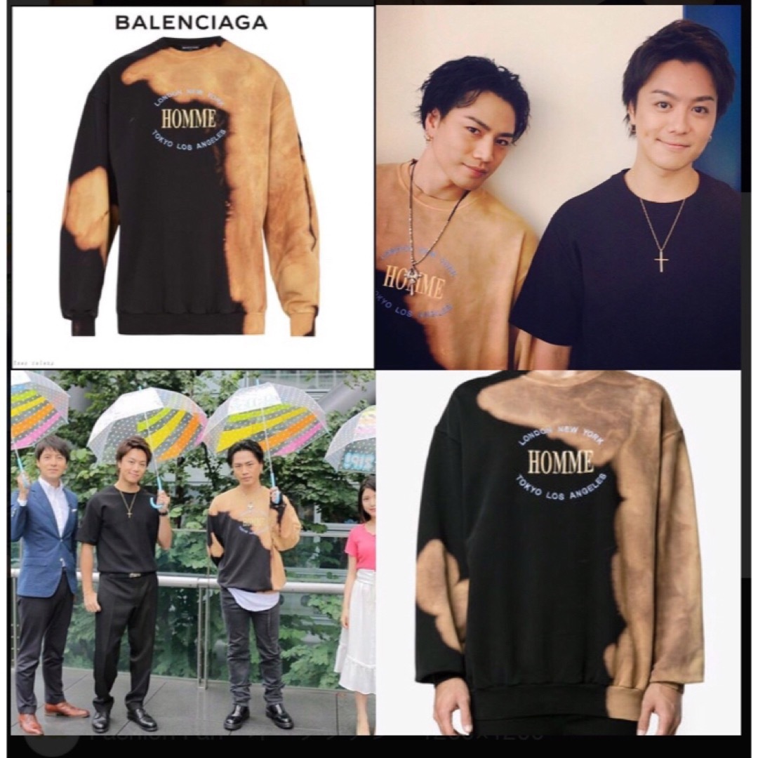 BALENCIAGA - 【登坂着】バレンシアガ ブリーチ スウェットの通販 by