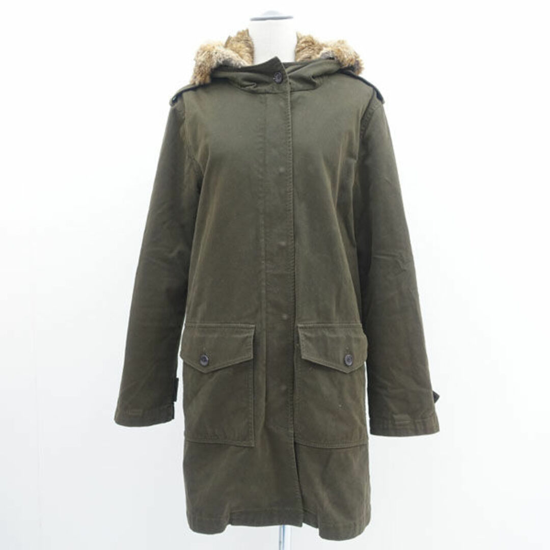 Theory - theory / セオリー ◇モッズコート/襟ファー/カーキ/サイズ/4