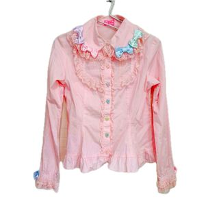 Angelic Pretty - J3 アンジェリックプリティ カラフルリボン ブラウス