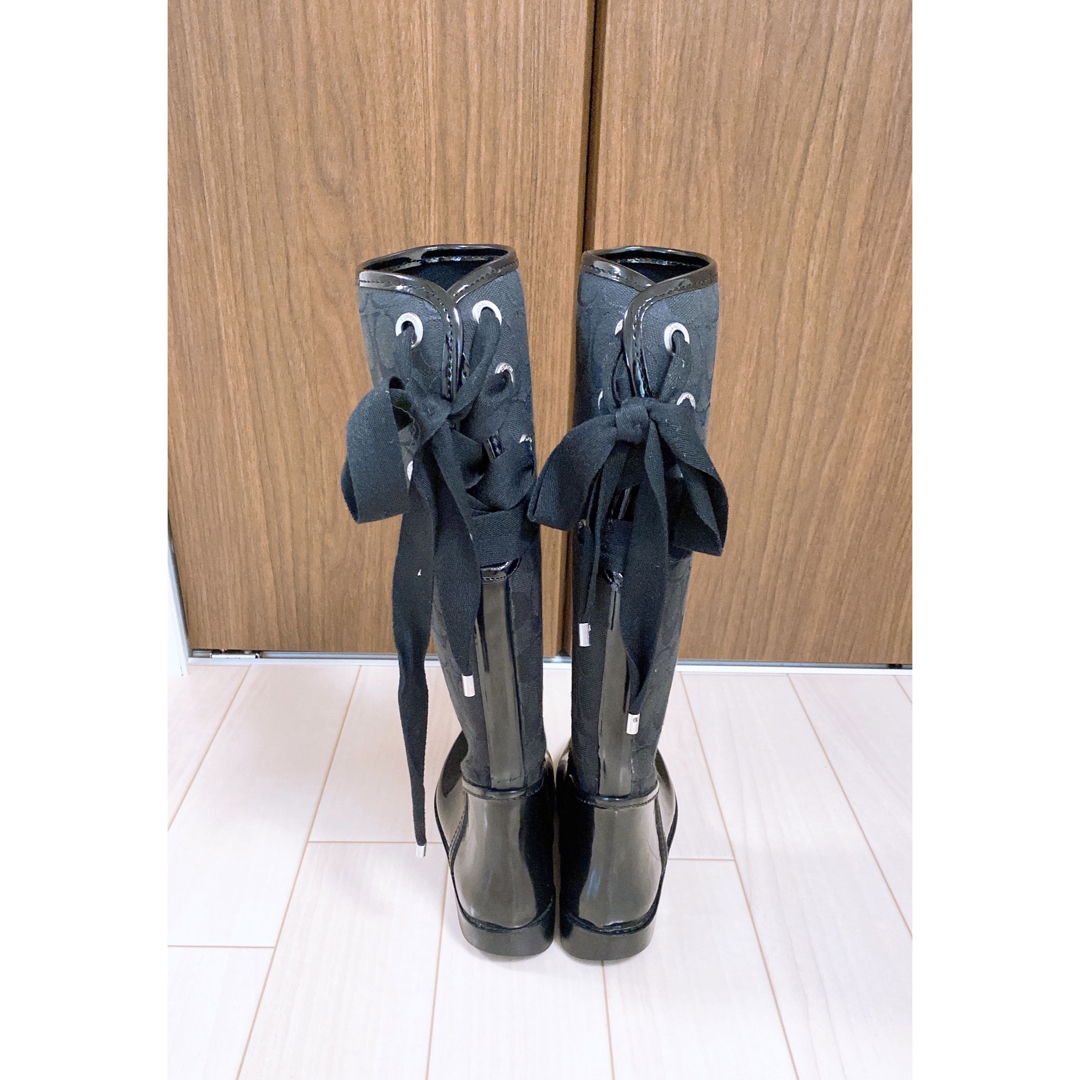 COACH - COACH コーチ バックリボン レインブーツ 長靴の通販 by まみ