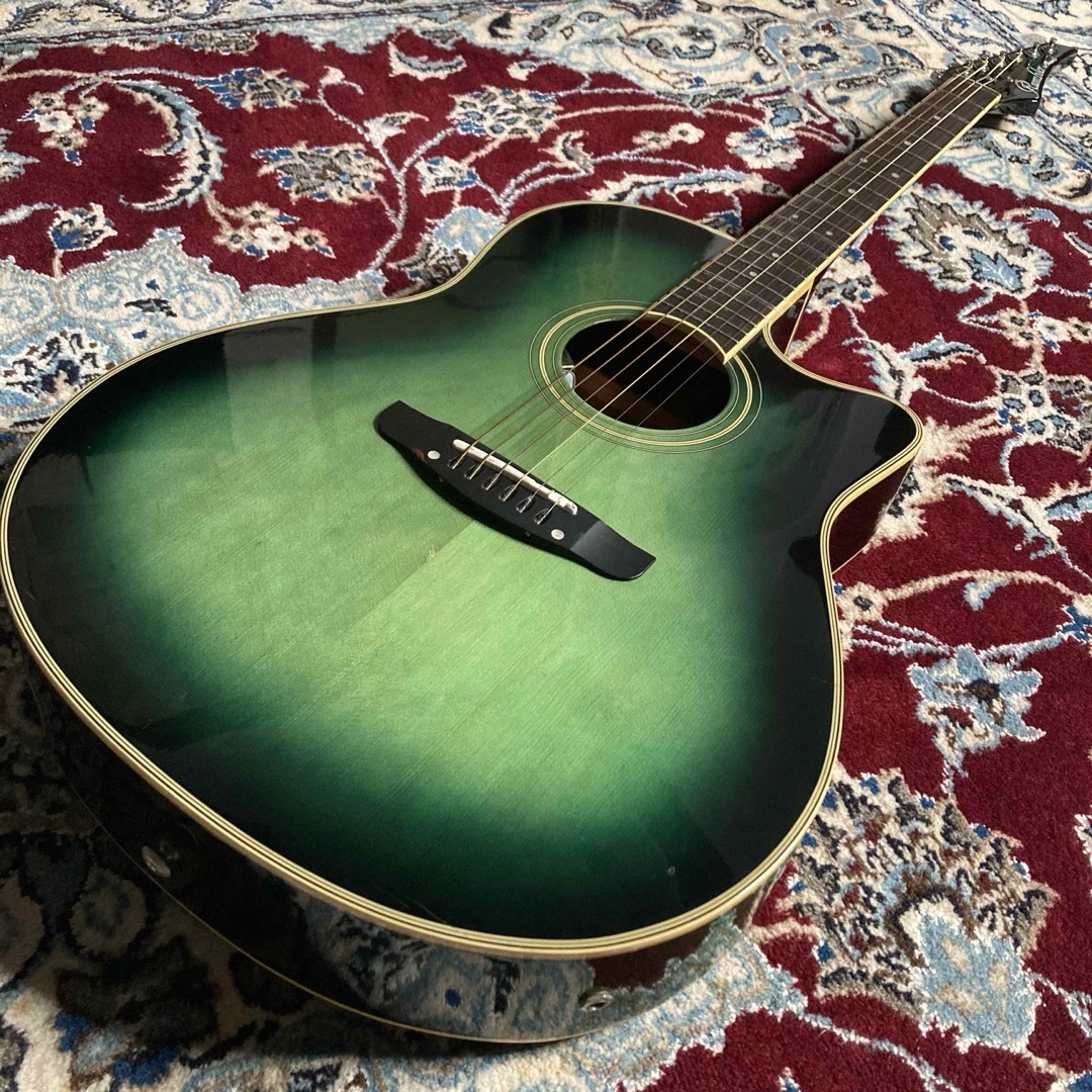 MORRIS - レア Morris Rumbler MR1エレアコ グリーン アコギもOK！の