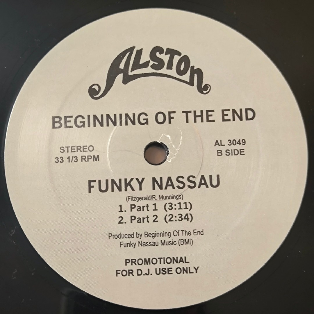 ○ 希少 Funky Nassau 日本企画 プロモ重量盤 12インチ