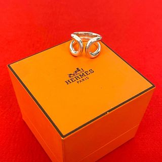 HERMES - 極 美品 箱付き HERMES エルメス リマ PM シルバー925 リング