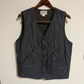 ダブルアールエル RRL キルティングインディゴデニムベスト Mサイズ