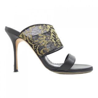 MANOLO BLAHNIK - マノロブラニク ハンギシ サンダル フラット サテン