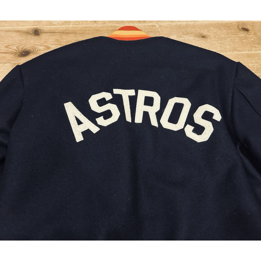 VINTAGE - スタジャン 古着 80s Pyramid ピラミッド Astros アストロズ