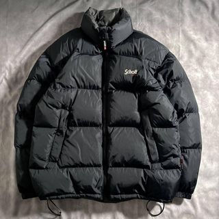 schott - Schott ショット ダウンジャケット 刺繍ロゴ 肉厚 ヌプシ 短