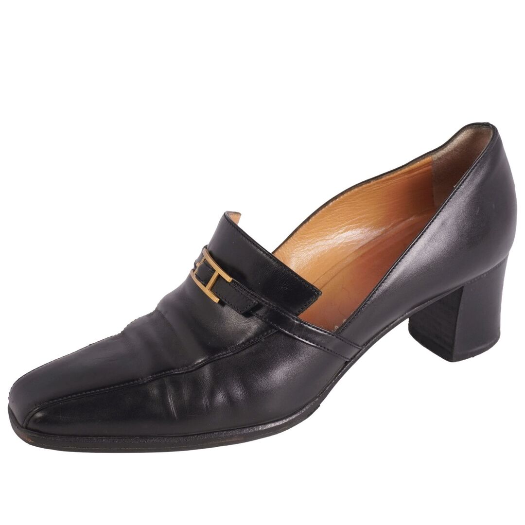 HERMES - エルメス HERMES ローファー パンプス ヒール アピ金具