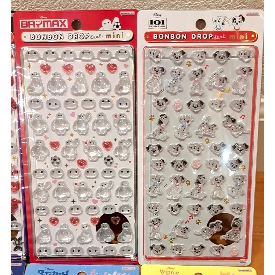 正規品 ボンボンドロップシール ミニmini ディズニー コンプリート8点