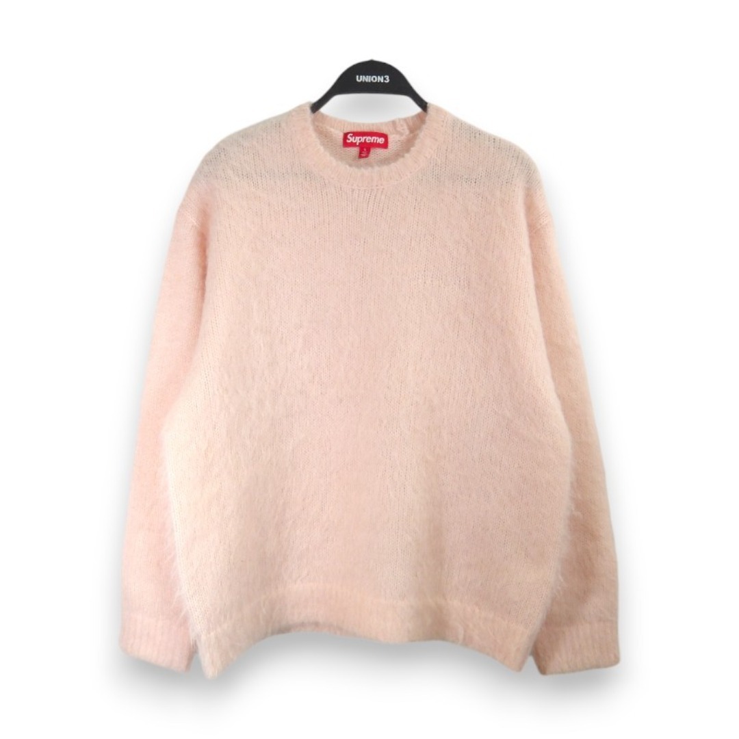 Supreme - SUPREME 25aw Brushed Mohair Sweater Light Pink サイズLの