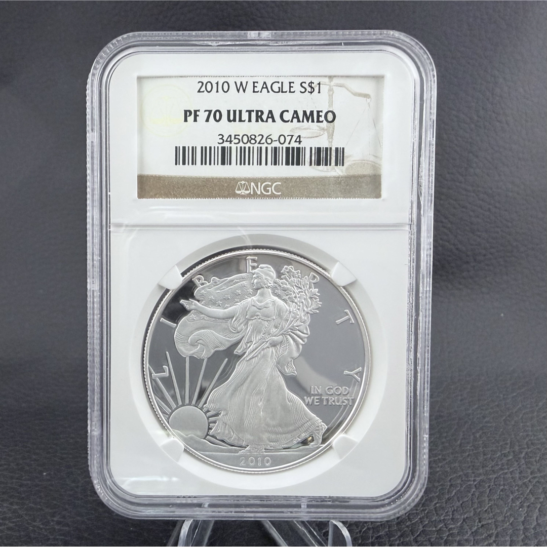 イーグル 銀貨 2010年 NGC PF70 プルーフ 最高鑑定 純銀 1オンス