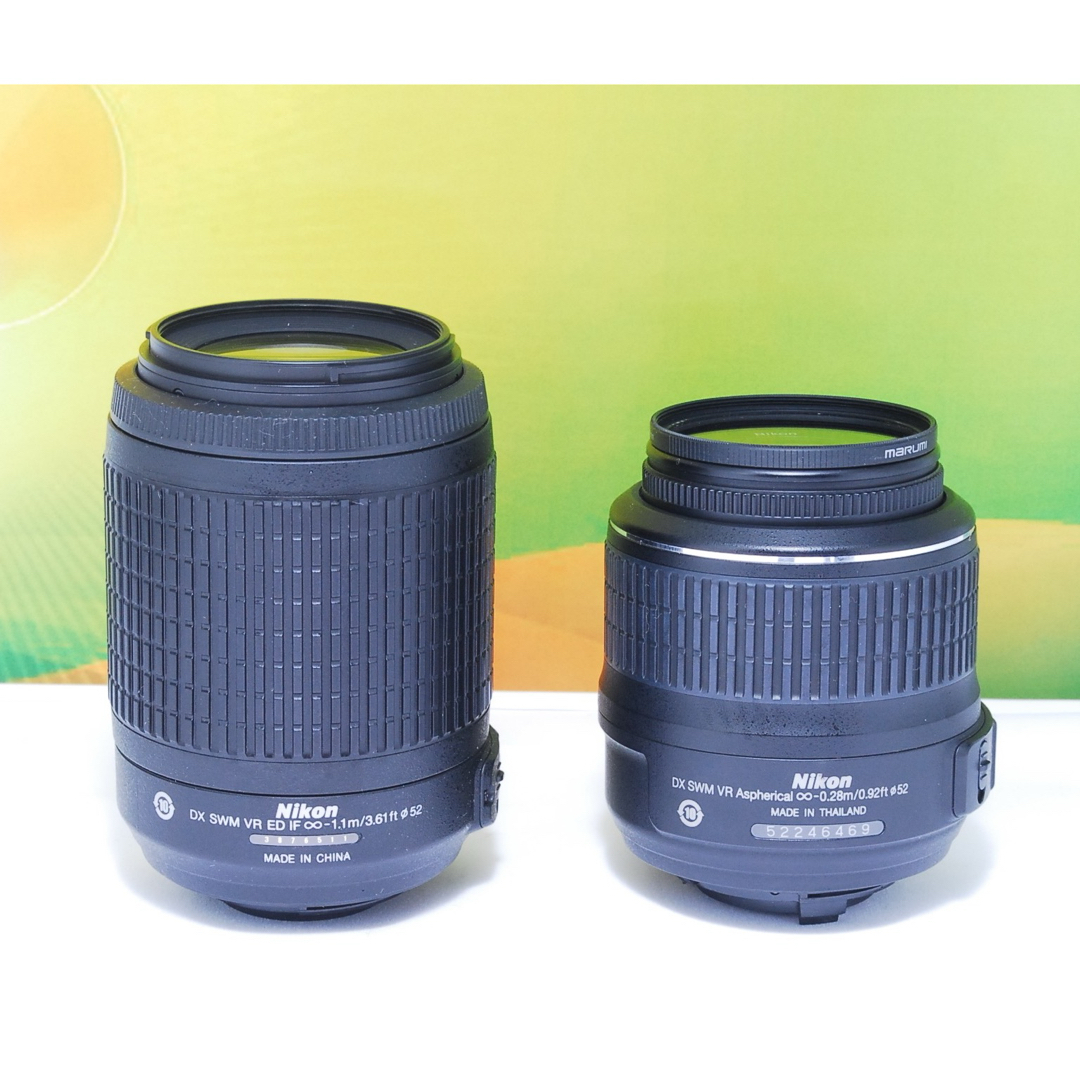 初心者おすすめ✨Nikon D3200 ダブルズームキット 手ぶれ補正