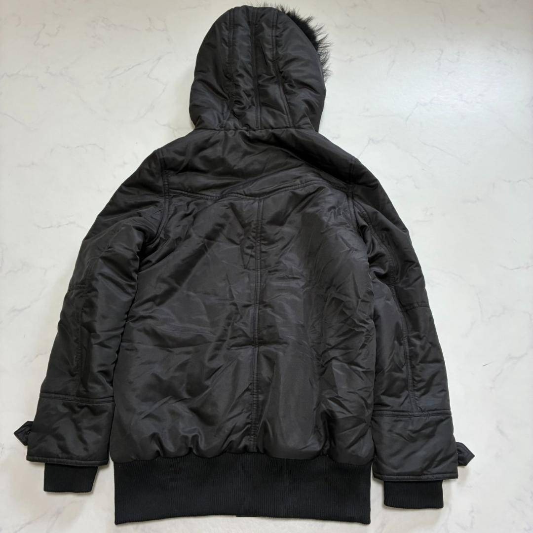 y2k CECIL McBEE ファー付中綿ブルゾン 平成ギャル M（B617）