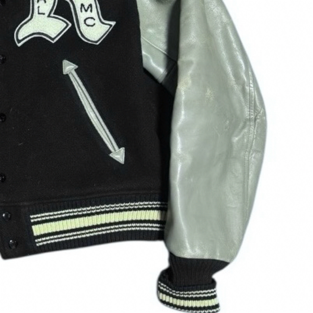 WHITESVILLE - 雰囲気抜群 Whitesville セミデコ 袖革 スタジャン