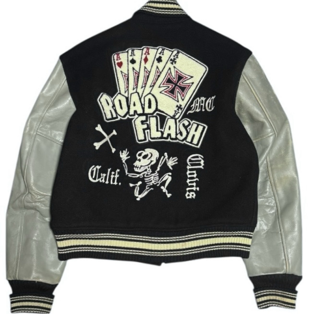 WHITESVILLE - 雰囲気抜群 Whitesville セミデコ 袖革 スタジャン