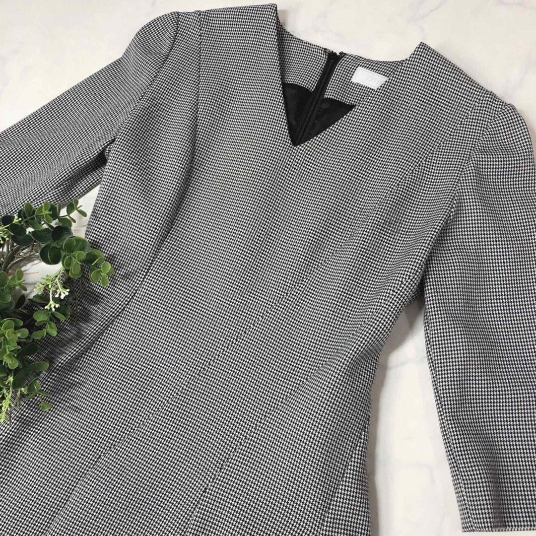 CELFORDセルフォードツイストデザインワンピースVネック34