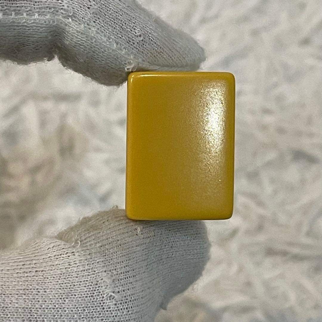 ミズノ 丸一 麻雀牌 背 黄色 ①