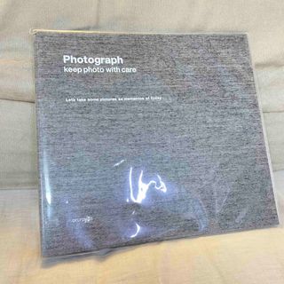 DELFONICS - DELFONICS Lサイズ PDフォトアルバム グレー 麻 リネン
